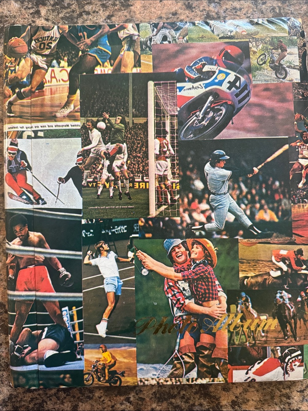 Vintage 70-80 photobook self adhesive